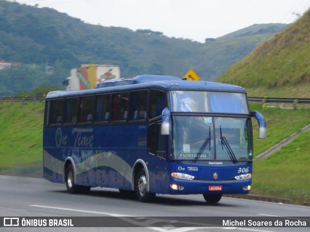 OnTime Transportadora Turística 306 na cidade de Rio Bonito, Rio de Janeiro, Brasil, por Michel Soares da Rocha. Número da foto: #7906451.