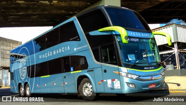Viação Garcia 8612 na cidade de Campinas, São Paulo, Brasil, por Julio Medeiros. Número da foto: #7908726.