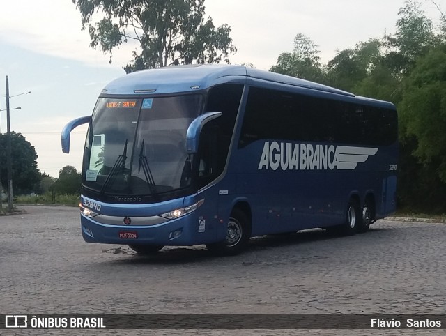 Viação Águia Branca 32840 na cidade de Cruz das Almas, Bahia, Brasil, por Flávio  Santos. Número da foto: #7907026.