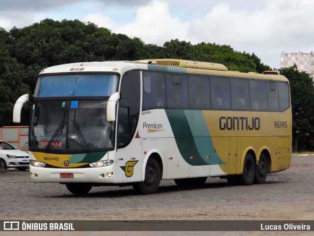 Empresa Gontijo de Transportes 16045 na cidade de Vitória da Conquista, Bahia, Brasil, por Lucas Oliveira. ID da foto: 7907388.