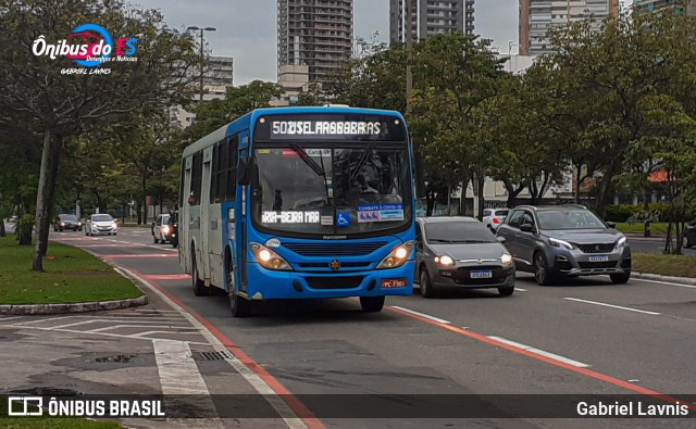 Viação Satélite 25447 na cidade de Vitória, Espírito Santo, Brasil, por Gabriel Lavnis. ID da foto: 7907021.