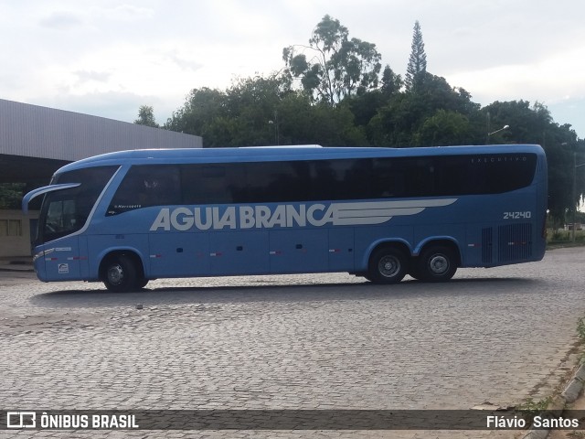 Viação Águia Branca 24240 na cidade de Cruz das Almas, Bahia, Brasil, por Flávio  Santos. Número da foto: #7907015.