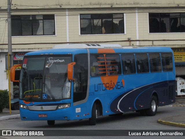 Litorânea Transportes Coletivos 5079 na cidade de São José dos Campos, São Paulo, Brasil, por Lucas Adriano Bernardino. ID da foto: 7908096.