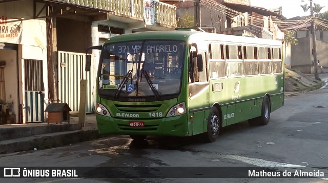Viação Novo Retiro 1418 na cidade de Contagem, Minas Gerais, Brasil, por Matheus de Almeida. Número da foto: #7912156.