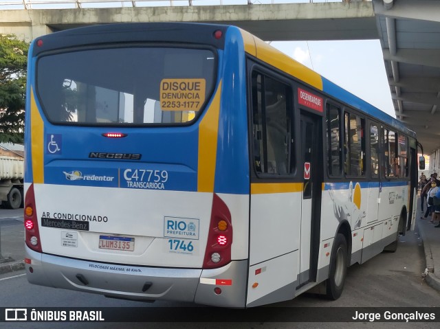 Viação Redentor C47759 na cidade de Rio de Janeiro, Rio de Janeiro, Brasil, por Jorge Gonçalves. Número da foto: #7909764.