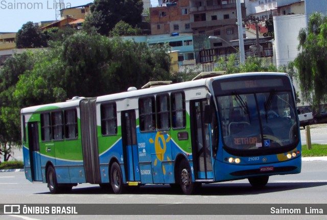 Santa Zita Transportes Coletivos 21083 na cidade de Cariacica, Espírito Santo, Brasil, por Saimom  Lima. Número da foto: #7912137.