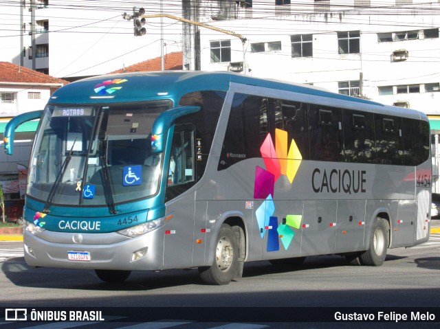Cacique Transportes 4454 na cidade de Recife, Pernambuco, Brasil, por Gustavo Felipe Melo. Número da foto: #7909843.