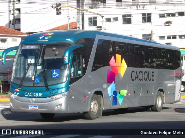 Cacique Transportes 4454 na cidade de Recife, Pernambuco, Brasil, por Gustavo Felipe Melo. ID da foto: 7909843.