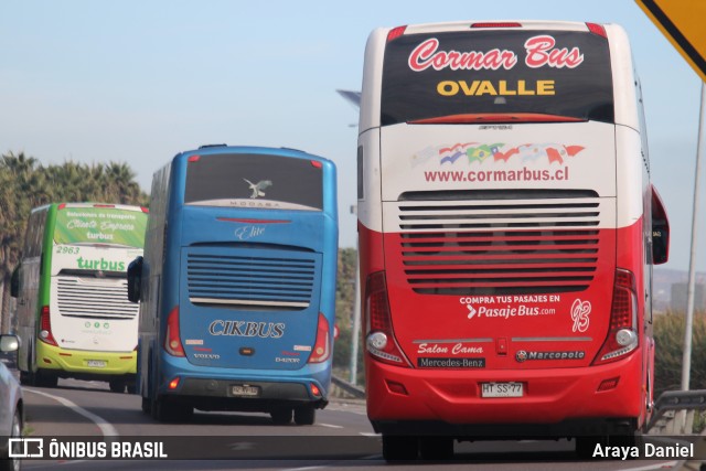 Cormar Bus 93 na cidade de Coquimbo, Elqui, Coquimbo, Chile, por Araya Daniel . Número da foto: #7974135.