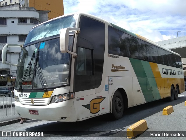 Empresa Gontijo de Transportes 12740 na cidade de Belo Horizonte, Minas Gerais, Brasil, por Hariel Bernades. Número da foto: #7972612.