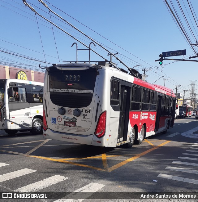 Himalaia Transportes > Ambiental Transportes Urbanos 4 1541 na cidade de São Paulo, São Paulo, Brasil, por Andre Santos de Moraes. Número da foto: #7972961.