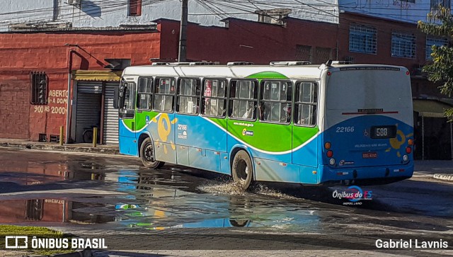 Nova Transporte 22166 na cidade de Vila Velha, Espírito Santo, Brasil, por Gabriel Lavnis. ID da foto: 7973619.