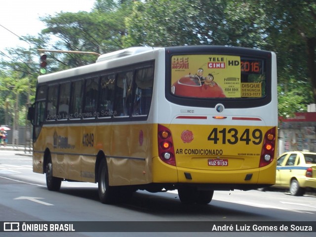 Real Auto Ônibus 41349 na cidade de Rio de Janeiro, Rio de Janeiro, Brasil, por André Luiz Gomes de Souza. ID da foto: 7973538.