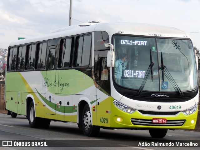 Rio Negro Fretamento e Turismo 40619 na cidade de Belo Horizonte, Minas Gerais, Brasil, por Adão Raimundo Marcelino. Número da foto: #7974565.