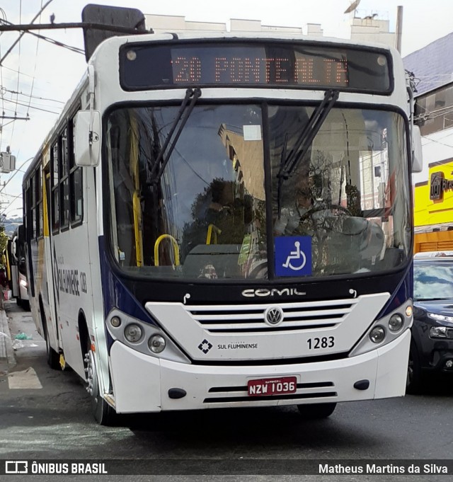 Viação Sul Fluminense 1283 na cidade de Volta Redonda, Rio de Janeiro, Brasil, por Matheus Martins da Silva. Número da foto: #7973233.