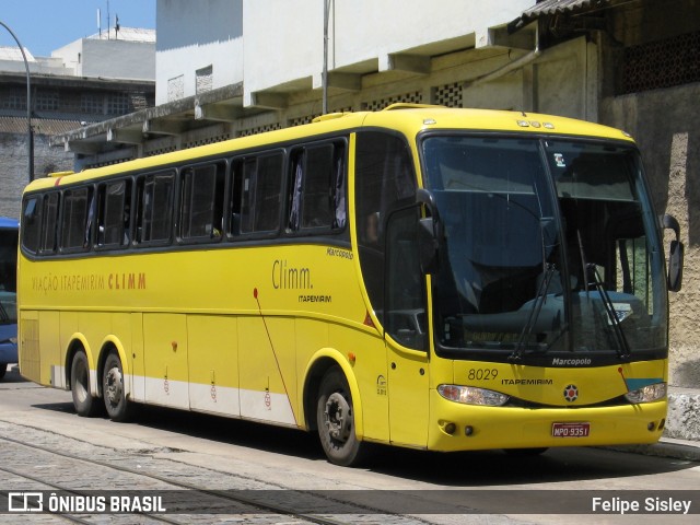 Viação Itapemirim 8029 na cidade de Rio de Janeiro, Rio de Janeiro, Brasil, por Felipe Sisley. ID da foto: 7973070.