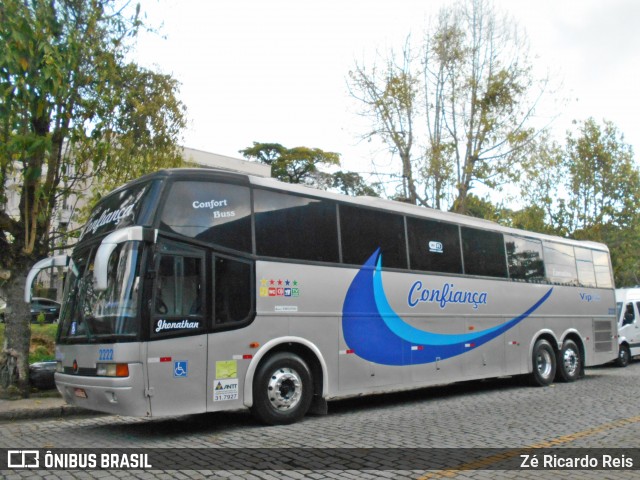 Viação Confiança 2222 na cidade de Petrópolis, Rio de Janeiro, Brasil, por Zé Ricardo Reis. Número da foto: #7997808.