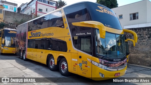 Severo Turismo 1540 na cidade de Belo Horizonte, Minas Gerais, Brasil, por Nilson Brandão Alves. Número da foto: #7998916.