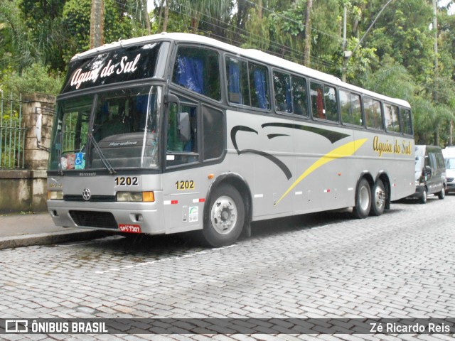 Águia do Sul Turismo 1202 na cidade de Petrópolis, Rio de Janeiro, Brasil, por Zé Ricardo Reis. Número da foto: #7997870.