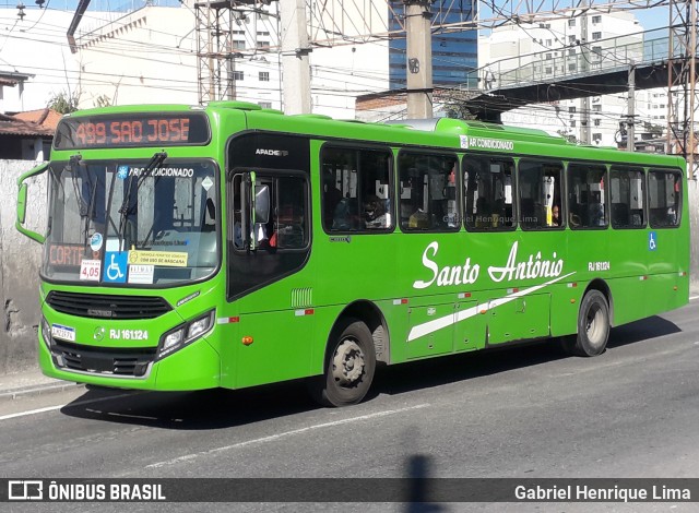 Transportes Santo Antônio RJ 161.124 na cidade de Duque de Caxias, Rio de Janeiro, Brasil, por Gabriel Henrique Lima. Número da foto: #7997715.