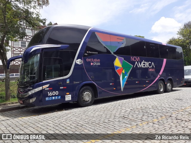 Nova América Turismo 1600 na cidade de Petrópolis, Rio de Janeiro, Brasil, por Zé Ricardo Reis. ID da foto: 8000417.