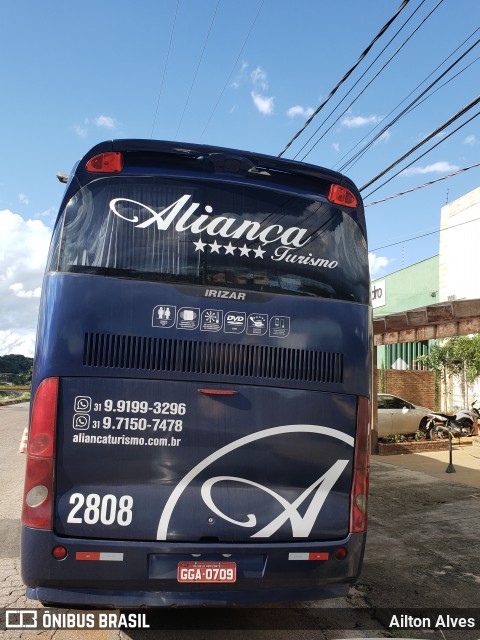 Aliança Turismo e Transporte 2808 na cidade de Belo Horizonte, Minas Gerais, Brasil, por Ailton Alves. ID da foto: 8001670.