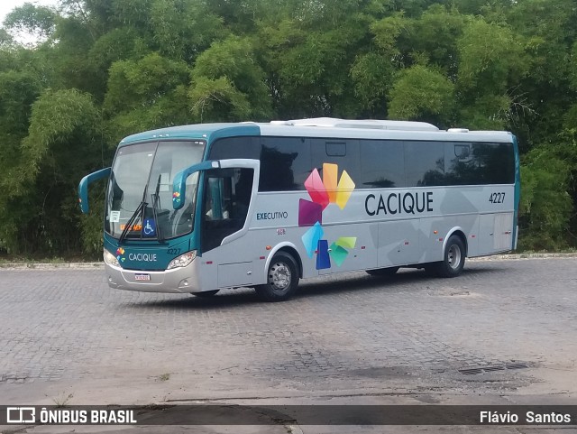 Cacique Transportes 4227 na cidade de Cruz das Almas, Bahia, Brasil, por Flávio  Santos. ID da foto: 8000033.