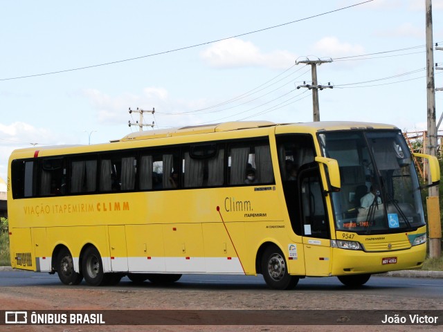 Viação Itapemirim 9547 na cidade de Teresina, Piauí, Brasil, por João Victor. Número da foto: #8001072.