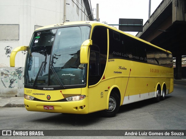 Viação Itapemirim 5007 na cidade de Rio de Janeiro, Rio de Janeiro, Brasil, por André Luiz Gomes de Souza. ID da foto: 8001253.