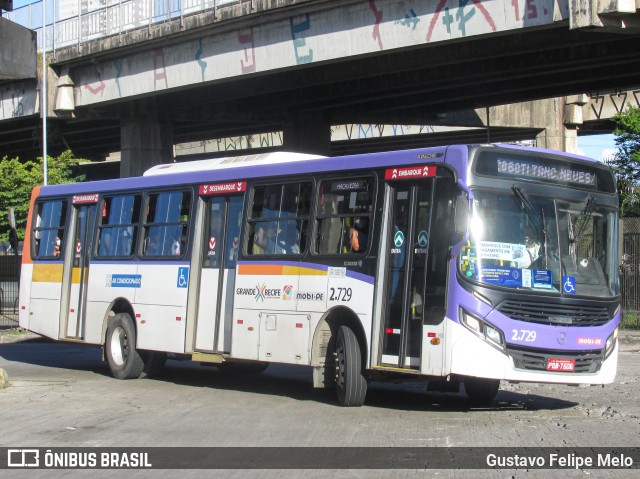 Mobibrasil São Lourenço >>> Mobi-PE 2.729 na cidade de Recife, Pernambuco, Brasil, por Gustavo Felipe Melo. ID da foto: 7999256.