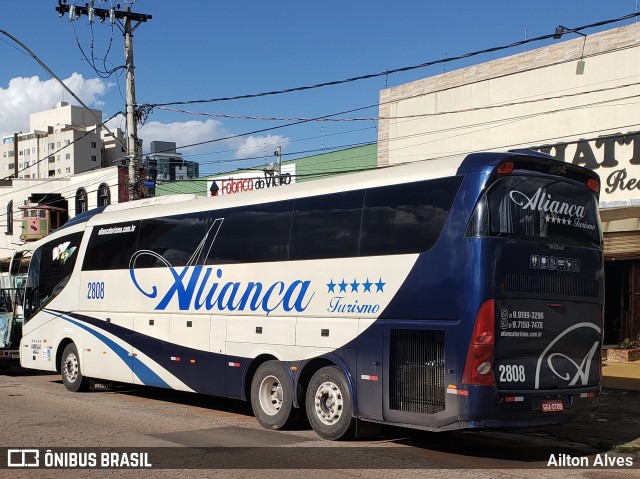 Aliança Turismo e Transporte 2808 na cidade de Belo Horizonte, Minas Gerais, Brasil, por Ailton Alves. ID da foto: 7999433.