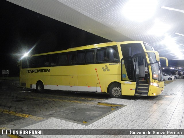 Viação Itapemirim 9711 na cidade de São Mateus, Espírito Santo, Brasil, por Giovani de Souza Pereira. ID da foto: 8000117.