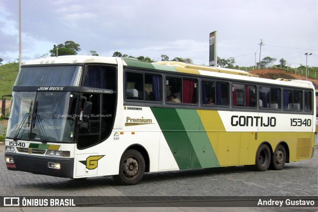 Empresa Gontijo de Transportes 15340 na cidade de Perdões, Minas Gerais, Brasil, por Andrey Gustavo. Número da foto: #8001876.