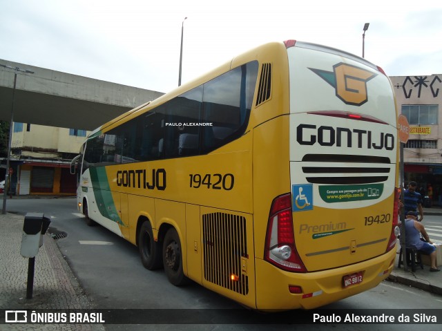 Empresa Gontijo de Transportes 19420 na cidade de Belo Horizonte, Minas Gerais, Brasil, por Paulo Alexandre da Silva. ID da foto: 8001033.