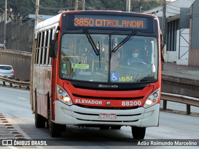Viação Novo Retiro 88200 na cidade de Contagem, Minas Gerais, Brasil, por Adão Raimundo Marcelino. Número da foto: #8004941.