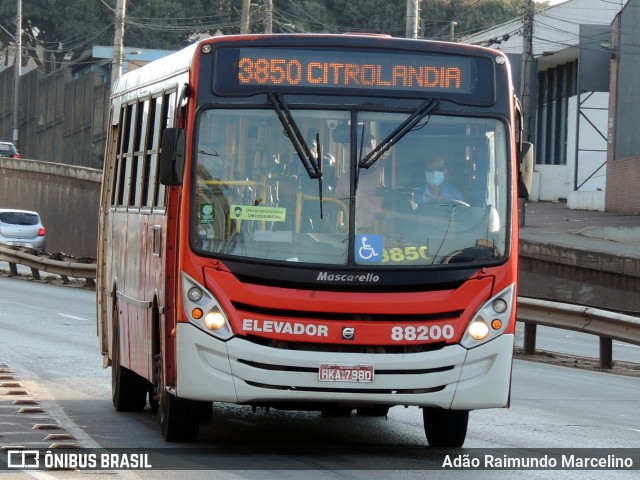 Viação Novo Retiro 88200 na cidade de Contagem, Minas Gerais, Brasil, por Adão Raimundo Marcelino. ID da foto: 8004941.