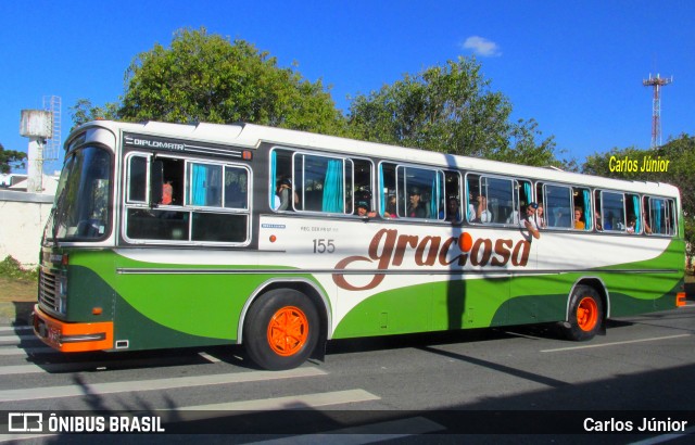 Viação Graciosa 155 na cidade de Curitiba, Paraná, Brasil, por Carlos Júnior. ID da foto: 8004735.