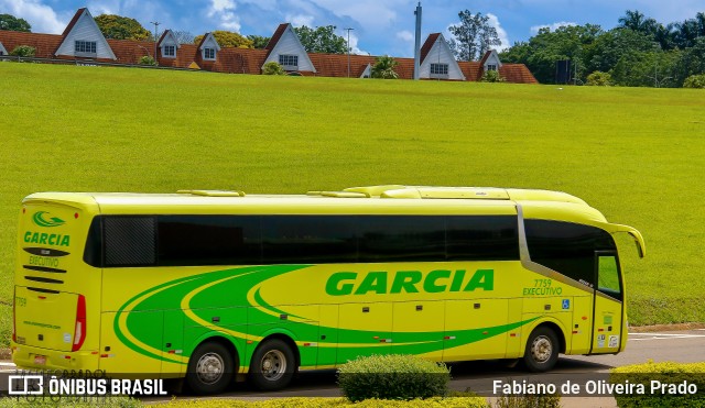 Viação Garcia 7759 na cidade de Pardinho, São Paulo, Brasil, por Fabiano de Oliveira Prado. ID da foto: 8003399.