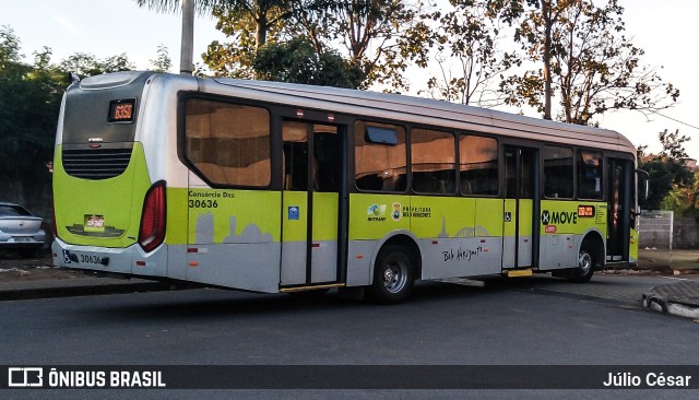 Viação Zurick 30636 na cidade de Belo Horizonte, Minas Gerais, Brasil, por Júlio César. Número da foto: #8002630.