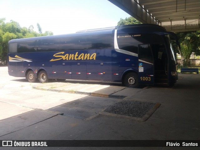 Empresas de Transportes Santana e São Paulo 1003 na cidade de Cruz das Almas, Bahia, Brasil, por Flávio  Santos. ID da foto: 8003177.