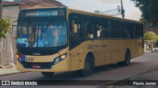 Mobibrasil São Lourenço >>> Mobi-PE 2.920 na cidade de Recife, Pernambuco, Brasil, por Flavio Junior. ID da foto: 8005686.