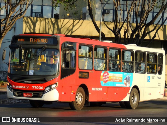 Eldorado Transportes 77030 na cidade de Contagem, Minas Gerais, Brasil, por Adão Raimundo Marcelino. Número da foto: #8007729.