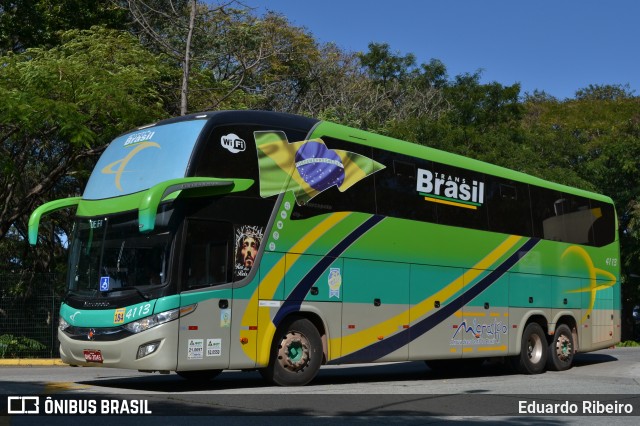 Trans Brasil > TCB - Transporte Coletivo Brasil 4113 na cidade de São Paulo, São Paulo, Brasil, por Eduardo Ribeiro. Número da foto: #8006818.
