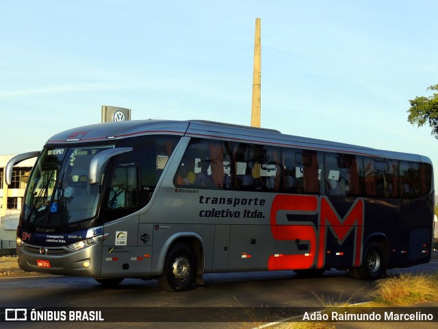 Transporte Coletivo Santa Maria 286 na cidade de Contagem, Minas Gerais, Brasil, por Adão Raimundo Marcelino. ID da foto: 8007734.