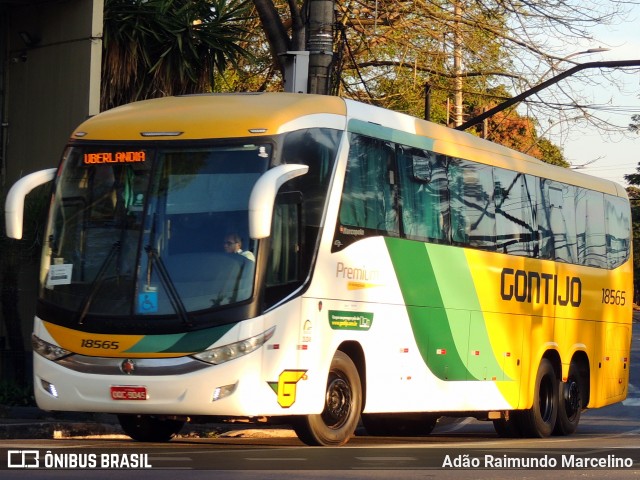 Empresa Gontijo de Transportes 18565 na cidade de Contagem, Minas Gerais, Brasil, por Adão Raimundo Marcelino. ID da foto: 8007747.