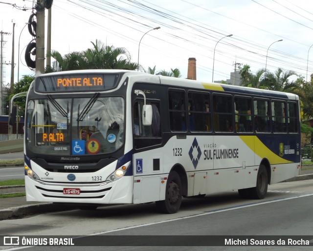 Viação Sul Fluminense 1232 na cidade de Volta Redonda, Rio de Janeiro, Brasil, por Michel Soares da Rocha. ID da foto: 8007991.