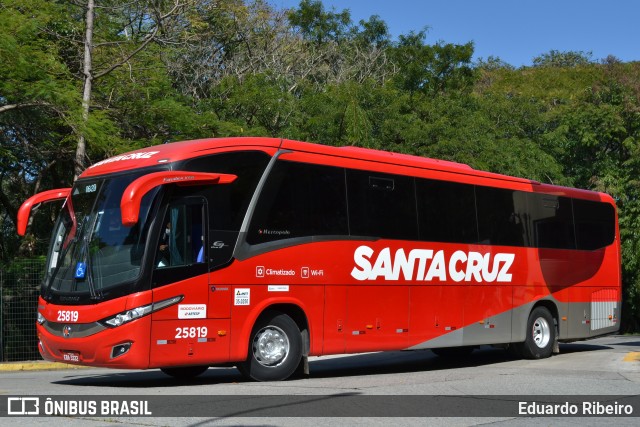 Viação Santa Cruz 25819 na cidade de São Paulo, São Paulo, Brasil, por Eduardo Ribeiro. Número da foto: #8007305.