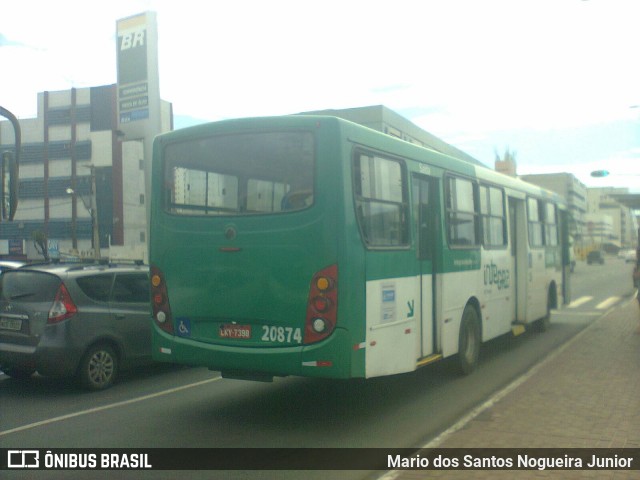 OT Trans - Ótima Salvador Transportes 20874 na cidade de Salvador, Bahia, Brasil, por Mario dos Santos Nogueira Junior. ID da foto: 8005427.