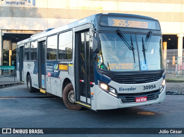 Bettania Ônibus 30954 na cidade de Belo Horizonte, Minas Gerais, Brasil, por Júlio César. ID da foto: 8008553.