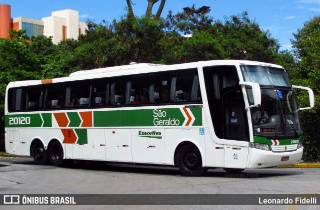 Cia. São Geraldo de Viação 20120 na cidade de São Paulo, São Paulo, Brasil, por Leonardo Fidelli. ID da foto: 8008007.